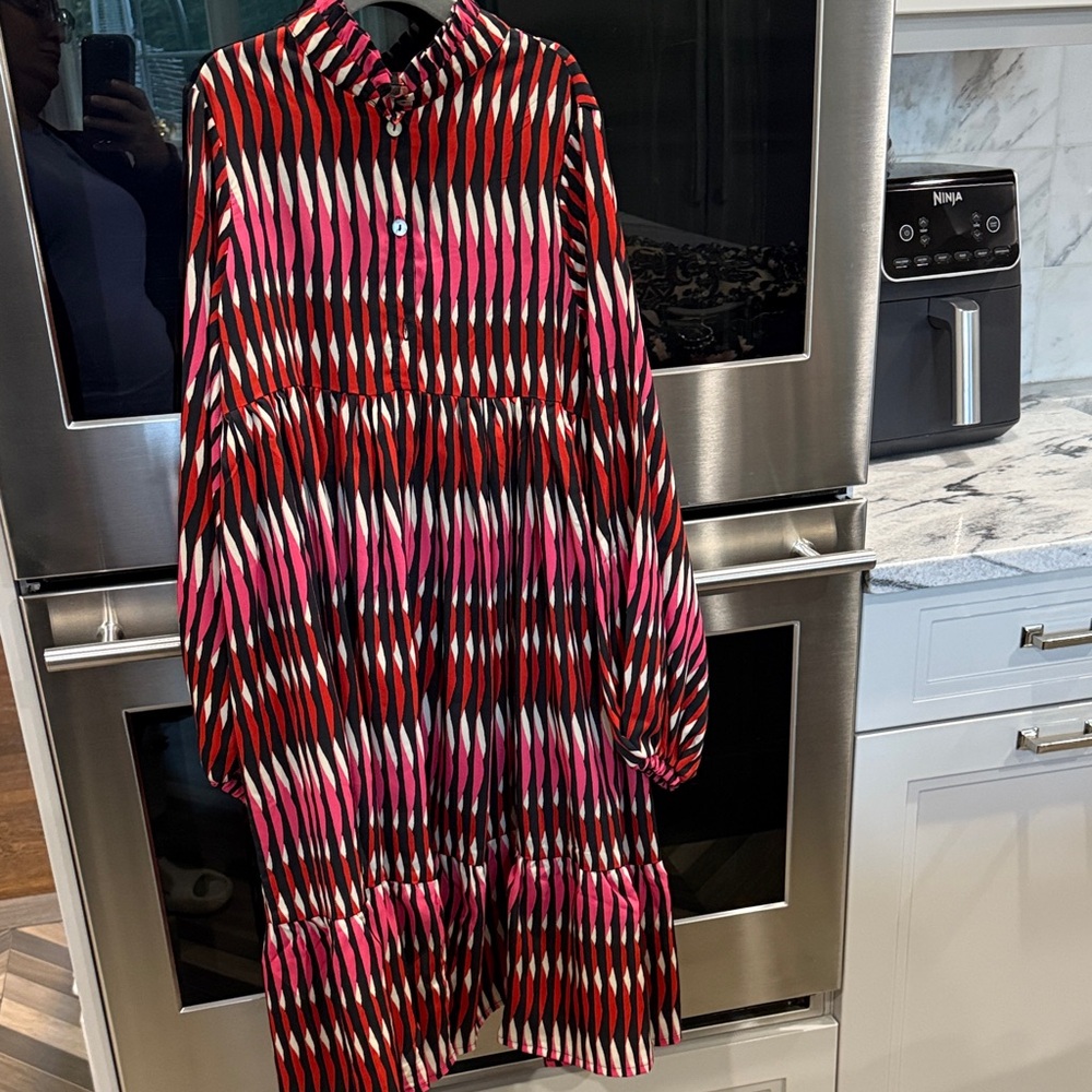 Christina Rhode size 12 new with Tags Patterned Dress